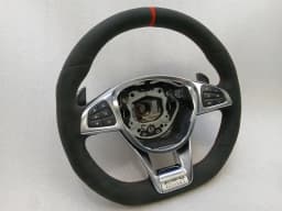 MERCEDES-BENZ MERCEDES C63 W205 AMG STEERING WHEEL A2054608500 STEERING WHEEL EDITION 1 RE-STITCHED — thumbnail 3