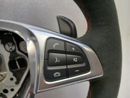 MERCEDES-BENZ MERCEDES C63 W205 AMG STEERING WHEEL A2054608500 STEERING WHEEL EDITION 1 RE-STITCHED — thumbnail 7