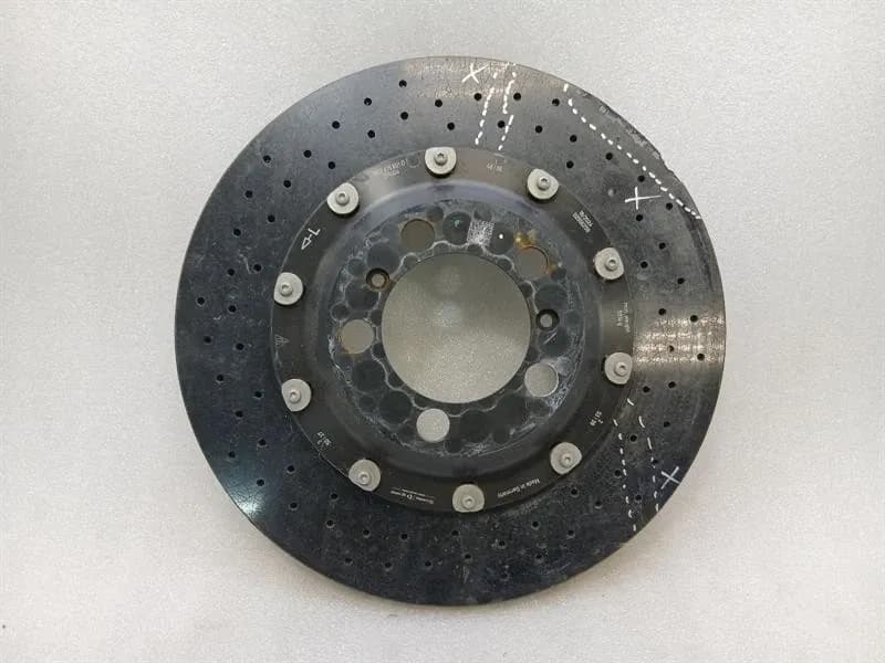 PORSCHE Porsche Cayman 718 GT4RS Brake Disc Rear 9GT615601D DEFECTIVE Brake Disc Ceramic