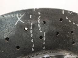 PORSCHE Porsche Cayman 718 GT4RS Brake Disc Rear 9GT615601D DEFECTIVE Brake Disc Ceramic — thumbnail 5