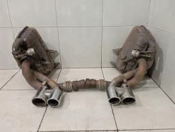 PORSCHE Porsche 911 997 exhaust 99711151102 Eisenmann set exhaust muffler — thumbnail 1
