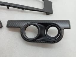 PORSCHE Porsche Cayman 718 cup holder 99155298603 matte carbon LHD cup holder holder — thumbnail 10