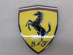FERRARI Ferrari F8 F142MFL Scuderia Corse Fender Badge 973211 Logo — thumbnail 7
