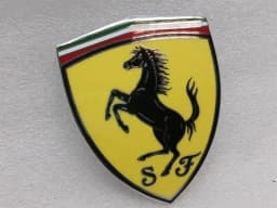 FERRARI Ferrari F8 F142MFL Scuderia Corse Fender Badge 973211 Logo — thumbnail 9