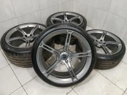 MCLAREN McLaren 650S Alloy Wheel Set 11B1274CP Rims Set FORGED 11B1273CP + TYRES — thumbnail 1