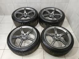 MCLAREN McLaren 650S Alloy Wheel Set 11B1274CP Rims Set FORGED 11B1273CP + TYRES — thumbnail 3