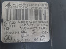 MERCEDES-BENZ A2048200261 A2048208461 A2049065203 Headlight right MERCEDES-BENZ C-CLASS (W204) (2007-2013) — thumbnail 5