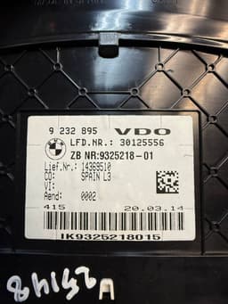 BMW 9232895 62105A03A30 Instrument Cluster BMW 3 (F30, F31, F80) (2011-2019) — thumbnail 9