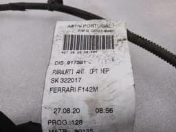 FERRARI Ferrari F8 F142MFL Front Bumper Wiring 917381 916630 Front Bumper Wiring Harness — thumbnail 6