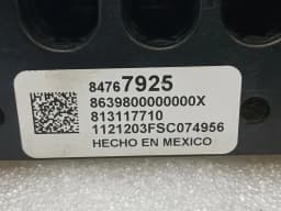 CHEVROLET Chevrolet Corvette C8 Fuse Box 84767925 Fuse Box — thumbnail 2