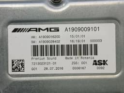 MERCEDES-BENZ MERCEDES GT R190 ROADSTER AMPLIFIER A1909009101 AMPLIFIER BURMESTER — thumbnail 5
