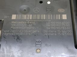 MERCEDES-BENZ Mercedes GT R190 Roadster Fuse Box A1909066100 Fuse Box SAM — thumbnail 6