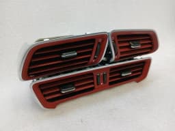 PORSCHE Porsche 911 991 air vent 99155214100 red leather ventilation nozzle ventilation grille — thumbnail 2