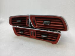 PORSCHE Porsche 911 991 air vent 99155214100 red leather ventilation nozzle ventilation grille — thumbnail 3