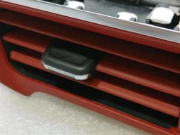 PORSCHE Porsche 911 991 air vent 99155214100 red leather ventilation nozzle ventilation grille — thumbnail 9