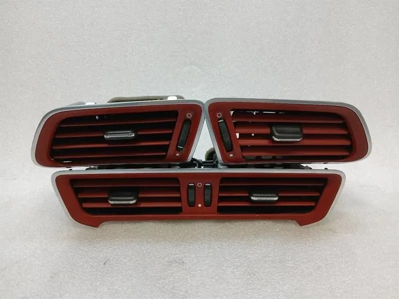 PORSCHE Porsche 911 991 air vent 99155214100 red leather ventilation nozzle ventilation grille