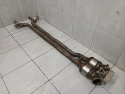 PORSCHE Porsche Panamera 976 Down Pipe 976254221AY Exhaust Muffler System Secondary Cat — thumbnail 10