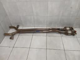 PORSCHE Porsche Panamera 976 Down Pipe 976254221AY Exhaust Muffler System Secondary Cat — thumbnail 1