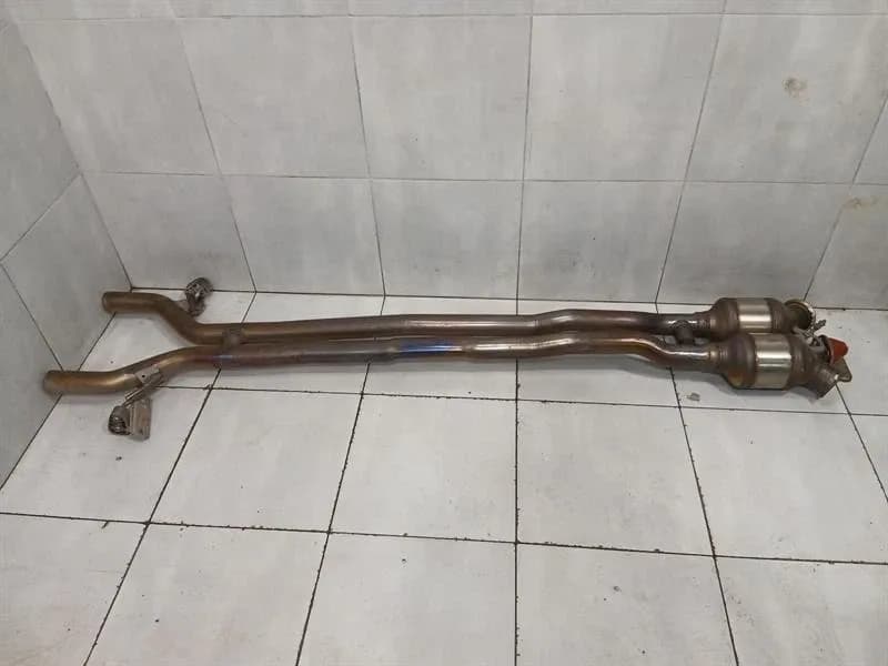 PORSCHE Porsche Panamera 976 Down Pipe 976254221AY Exhaust Muffler System Secondary Cat