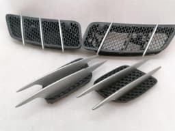 MERCEDES-BENZ Mercedes SL R230 AMG front grille set A2308300118 radiator grille set — thumbnail 3