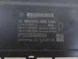 MERCEDES-BENZ A2139001305 A2139002713 Seats control unit MERCEDES-BENZ E-CLASS (W213) (2016-2023) — thumbnail 3