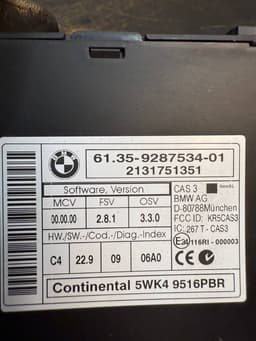 MINI 61359287534 9287534 0261S09291 8610006 9299332 Engine Control Unit / module (ECU) MINI MINI II (2006-2015) — thumbnail 8