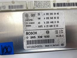 MERCEDES-BENZ 0265109541 0265109532 0265109537 ESP control unit MERCEDES-BENZ SL-CLASS (R230) (2001-2012) — thumbnail 2