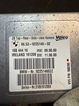 BMW 66539225146 9225146 Camera control unit BMW 5 (F10, F11) (2010-2017) — thumbnail 8
