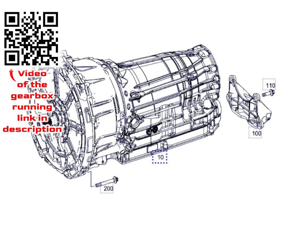 MERCEDES-BENZ 724208 2052700400 2052701102 Gearbox MERCEDES-BENZ E-CLASS (W212) (2009-2016)
