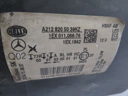 MERCEDES-BENZ A2128201839 A212820183964 Headlight right MERCEDES-BENZ E-CLASS (W212) (2009-2016) — thumbnail 3