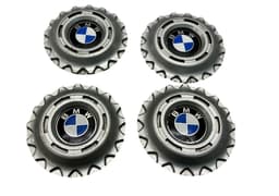 BMW 36131182271 1182271 Aluminum Rim Wheel Center Caps 4 pcs BMW 7 (E38) (1994-2001) — thumbnail 1