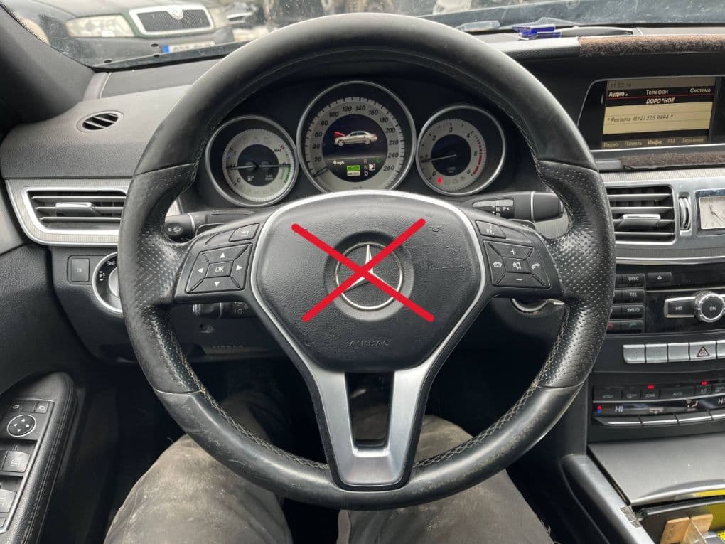 MERCEDES-BENZ 2184600618 Steering Wheel MERCEDES-BENZ E-CLASS (W212) (2009-2016)
