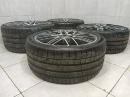 PORSCHE 21 Porsche Panamera 976 G3 Alloy Wheel Set 21" Turbo Design 971601025BS Rims — thumbnail 3