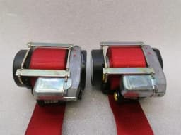 PORSCHE Porsche Cayman 981 GT4 front seat belt 98180303303 N13 red seat belt belt — thumbnail 2