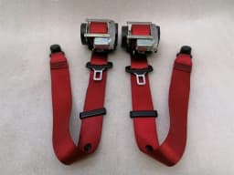 PORSCHE Porsche Cayman 981 GT4 front seat belt 98180303303 N13 red seat belt belt — thumbnail 7