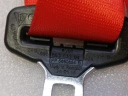 PORSCHE PORSCHE 911 991 GT3RS MK1 FRONT SEATBELT 99180303304 M2A LAVA ORANGE — thumbnail 6