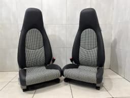 PORSCHE 12-WAY ELECTRIC RHD UK PORSCHE 911 997 Seats HOUNDSTOOTH SPORT CLASSIC Interior — thumbnail 3