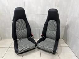PORSCHE 12-WAY ELECTRIC RHD UK PORSCHE 911 997 Seats HOUNDSTOOTH SPORT CLASSIC Interior — thumbnail 1