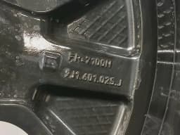 PORSCHE Porsche Taycan 9J Alloy Wheel 9J1601025J Turbo Aero 9J x 20 ET54 Rim — thumbnail 10
