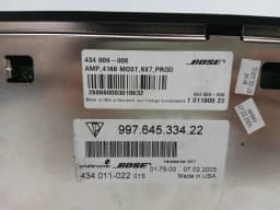 PORSCHE Porsche Boxster 987 Amplifier 99764533422 Bose Amplifier — thumbnail 6