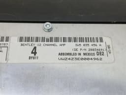 BENTLEY BENTLEY CONTINENTAL FLYING SPUR Amplifier 3W5035456A Amp — thumbnail 7