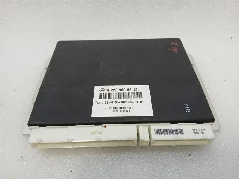 MERCEDES-BENZ MERCEDES C CLASS W205 ELECTRONIC MODULE A2229000612 SUSPENSION CONTROL UNIT