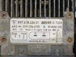 PORSCHE Porsche Boxster 987 electronic module 99761843601 fan control unit — thumbnail 4