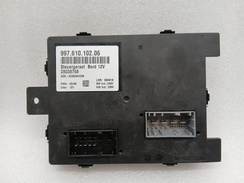 PORSCHE Porsche Boxster 987 electronic module 997610206 control unit BCM