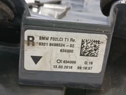 BMW BMW M4 F82 right rear light 8496524 tail light rear right — thumbnail 10