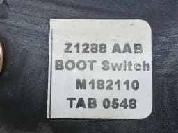 BENTLEY BENTLEY CONTINENTAL FLYING TRACK SWITCH 3W09622103 SWITCH BOAT TAILGATE — thumbnail 3