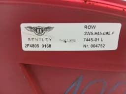 BENTLEY Bentley Continental Flying Spur Left Rear Light 3W5945095F Tail Light Rear Li — thumbnail 4