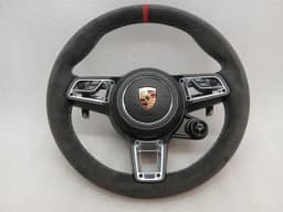 PORSCHE Porsche 911 991 GTS Steering Wheel 9P1419091FK MK2 991.2 Steering Wheel COMPLETE 36CM — thumbnail 1