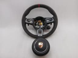 PORSCHE Porsche 911 991 GTS Steering Wheel 9P1419091FK MK2 991.2 Steering Wheel COMPLETE 36CM — thumbnail 2