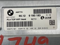 BMW 9180183 6834899 Audio amplifier BMW X5 (E70) (2007-2013) — thumbnail 3